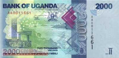 Uganda - 2.000  Shillings (#050a_UNC)