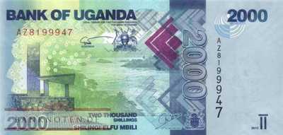 Uganda - 2.000  Shillings (#050b_UNC)