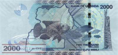 Uganda - 2.000  Shillings (#050fR_UNC)