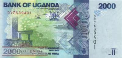 Uganda - 2.000  Shillings (#050f_UNC)