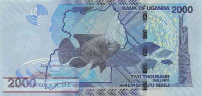 Uganda - 2.000  Shillings (#050g_UNC)