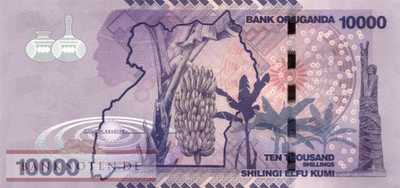 Uganda - 10.000  Shillings (#052c_UNC)