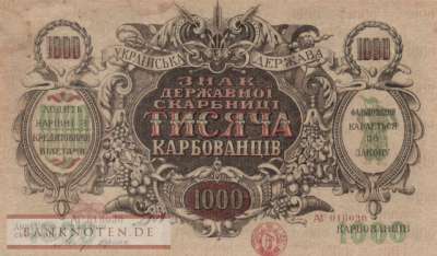 Ukraine - 1.000  Karbovantsiv (#035a_XF)