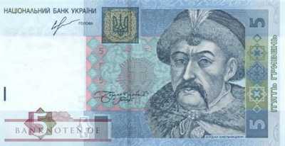 Ukraine - 5  Hryven (#118d_UNC)