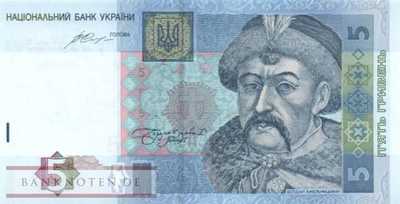 Ukraine - 5  Hryven (#118e_UNC)
