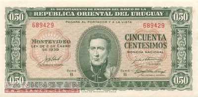 Uruguay - 50  Centesimos (#034_UNC)