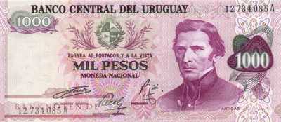 Uruguay - 1.000  Pesos (#052-U2_UNC)