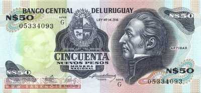 Uruguay - 50  Nuevos Pesos (#061A-G_UNC)