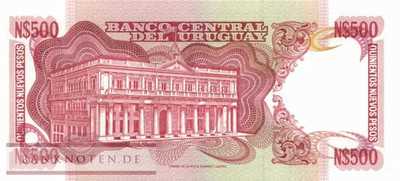Uruguay - 500  Nuevos Pesos (#063A_UNC)