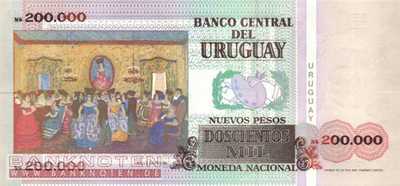 Uruguay - 200.000  Nuevos Pesos (#072a_UNC)