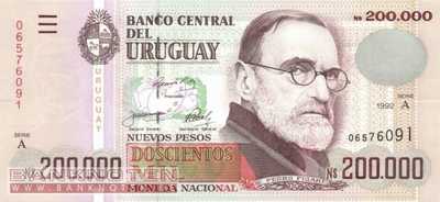 Uruguay - 200.000  Nuevos Pesos (#072a_UNC)