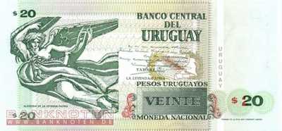 Uruguay - 20  Pesos Uruguayos (#083_UNC)