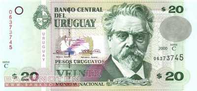 Uruguay - 20  Pesos Uruguayos (#083_UNC)