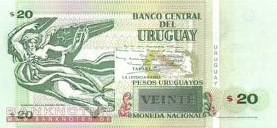 Uruguay - 20  Pesos Uruguayos (#086a_UNC)