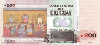 Uruguay - 200  Pesos Uruguayos (#089c_UNC)