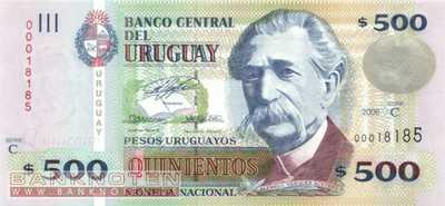 Uruguay - 500  Pesos Uruguayos (#090a_UNC)
