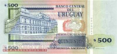 Uruguay - 500  Pesos Uruguayos (#090b_UNC)