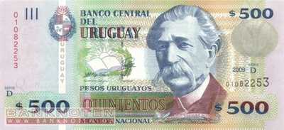 Uruguay - 500  Pesos Uruguayos (#090b_UNC)