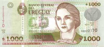 Uruguay - 1.000  Pesos Uruguayos (#091c_UNC)
