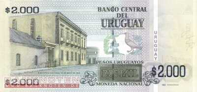 Uruguay - 2.000  Pesos Uruguayos (#092_UNC)