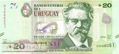 Uruguay - 20  Pesos Uruguayos (#093a_UNC)