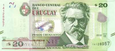Uruguay - 20  Pesos Uruguayos (#093b_UNC)