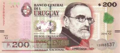 Uruguay - 200  Pesos Uruguayos (#096b_UNC)