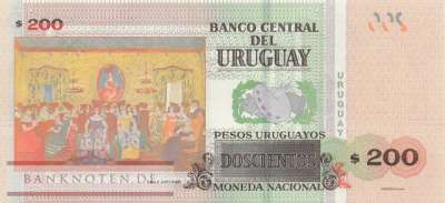 Uruguay - 200  Pesos Uruguayos (#096c_UNC)