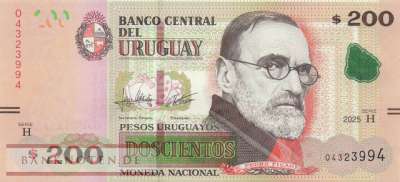 Uruguay - 200  Pesos Uruguayos (#096c_UNC)