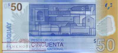 Uruguay - 50  Pesos Uruguayos - Gedenkbanknote Polymer (#100_UNC)