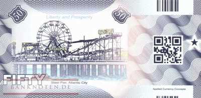 USA - New Jersey - 50  Dollars - Fantasiebanknote - Polymer (#1003_UNC)
