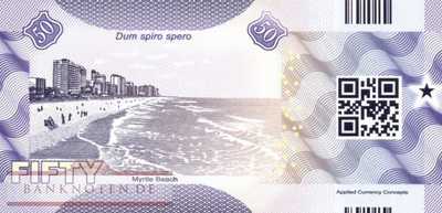 USA - South Carolina - 50  Dollars - fantasy banknote - polymer (#1008_UNC)
