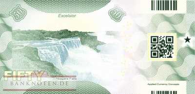 USA - New York - 50  Dollars - fantasy banknote - polymer (#1011_UNC)