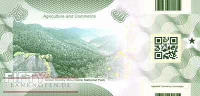 USA - Tennessee - 50  Dollars - Fantasiebanknote - Polymer (#1016_UNC)