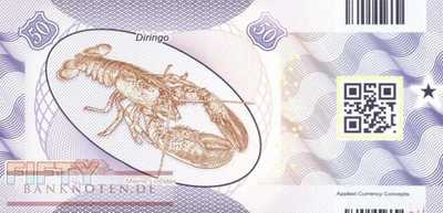 USA - Maine - 50  Dollars - fantasy banknote - polymer (#1023_UNC)