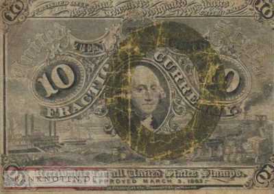 USA - 10  Cents (#102a_F)
