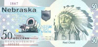 USA - Nebraska - 50  Dollars - fantasy banknote - polymer (#1037_UNC)