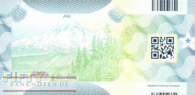 USA - Washington - 50  Dollars - fantasy banknote - polymer (#1042_UNC)