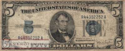 USA - 5  Dollars (#414Ad_VG)