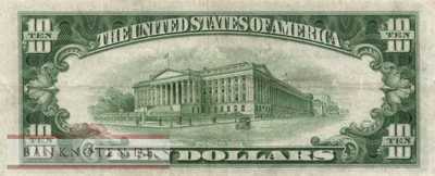 USA - 10  Dollars (#439a-B_VF)