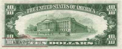 USA - 10  Dollars (#439a-B_XF)