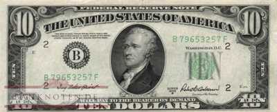 USA - 10  Dollars (#439b-B_XF)