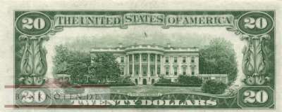 USA - 20  Dollars (#440b-B_XF)