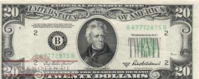 USA - 20  Dollars (#440b-B_XF)