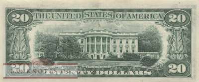 USA - 20  Dollars (#465-B_XF)