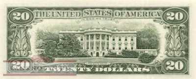 USA - 20  Dollars (#477-B_UNC)