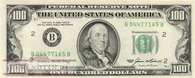 USA - 100  Dollars (#479-B_UNC)