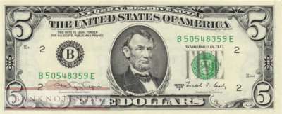 USA - 5  Dollars (#481b-B_UNC)