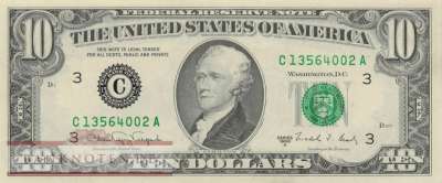 USA - 10  Dollars (#482-C_UNC)