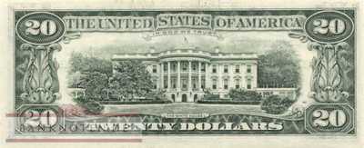 USA - 20  Dollars (#483-B_UNC)